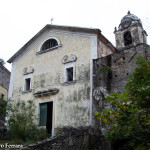 la facciata della Parrocchiale di Sant'Andrea