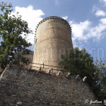 veduta del torrione dal lato sud - castello di Oramala