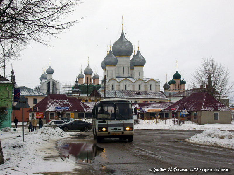un freddo inverno a Rostov Velikij