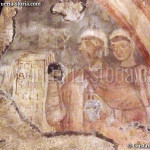 cripta di San Giovanni Domnarum : affresco di San Giovanni parzialmente distrutto